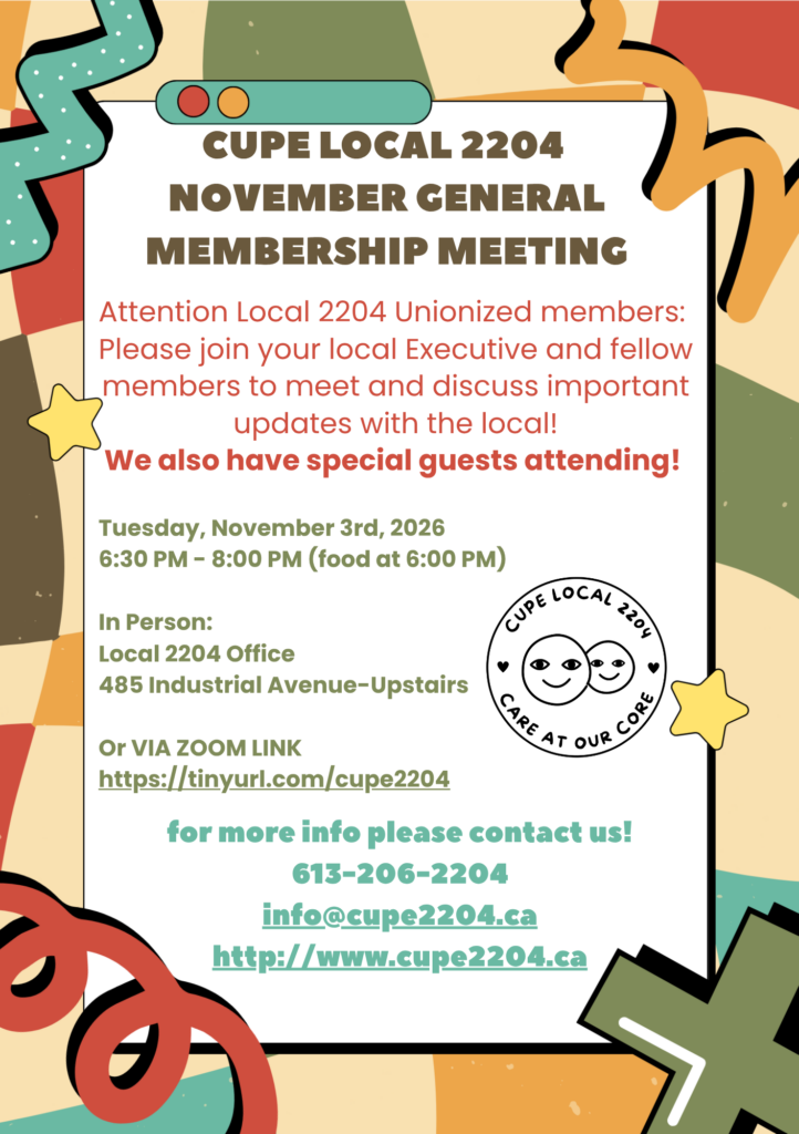 General Membership Meeting @ 2204 Office or Via Zoom