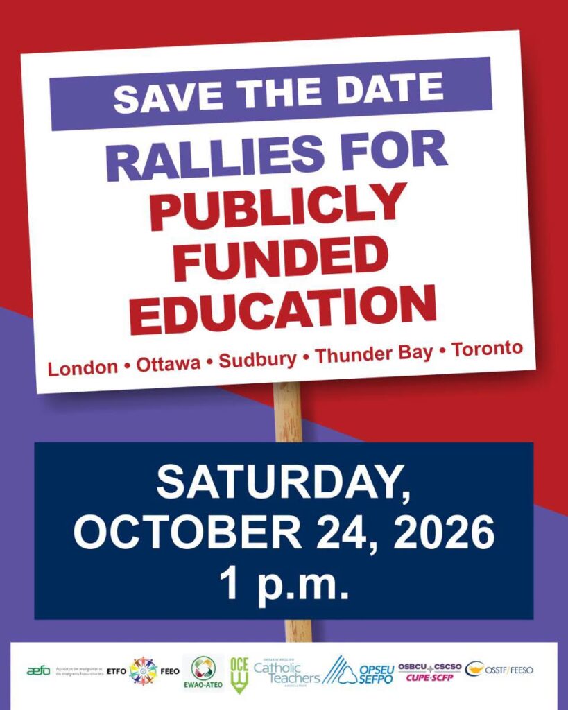 Rally for Public Education @ Parliament Hill